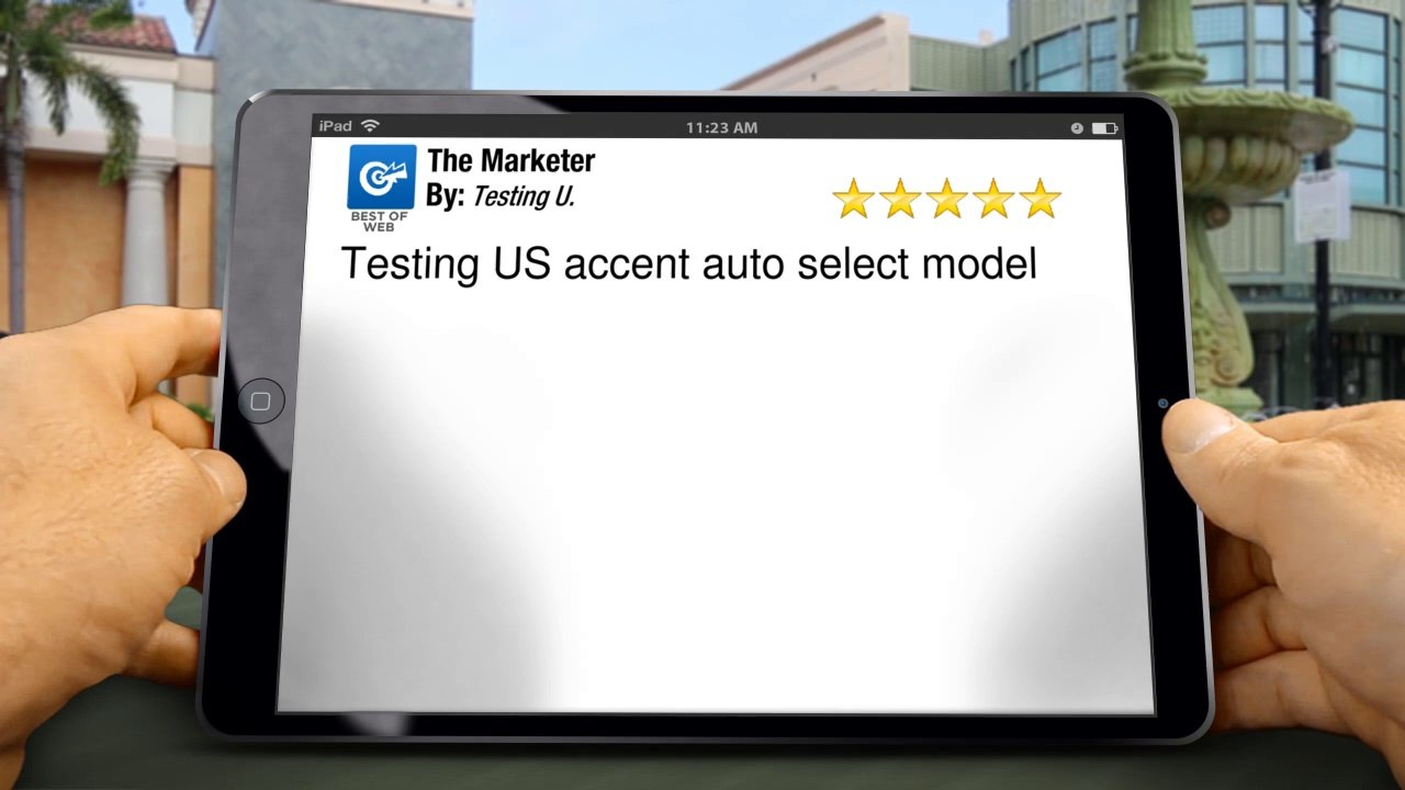 The Marketer sdfsdf         Perfect         5 Star Review by Testing U.