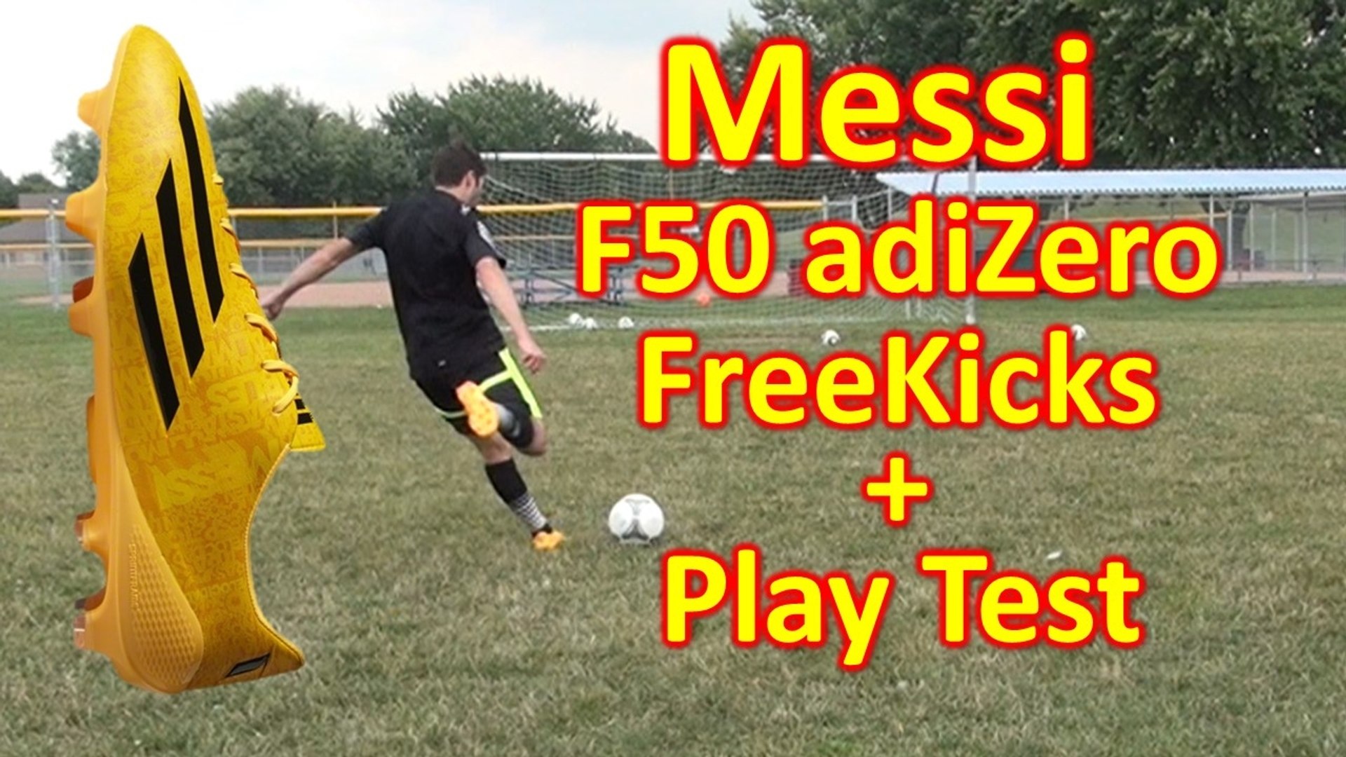 Messi adidas F50 adiZero 2014 Review + Freekicks & Play Test - video  Dailymotion