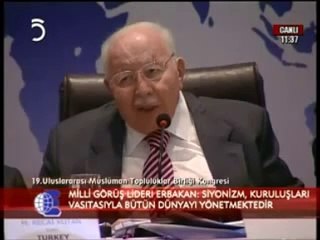 Erbakan - Siyonizm bir Timsaha dönüşmüştür