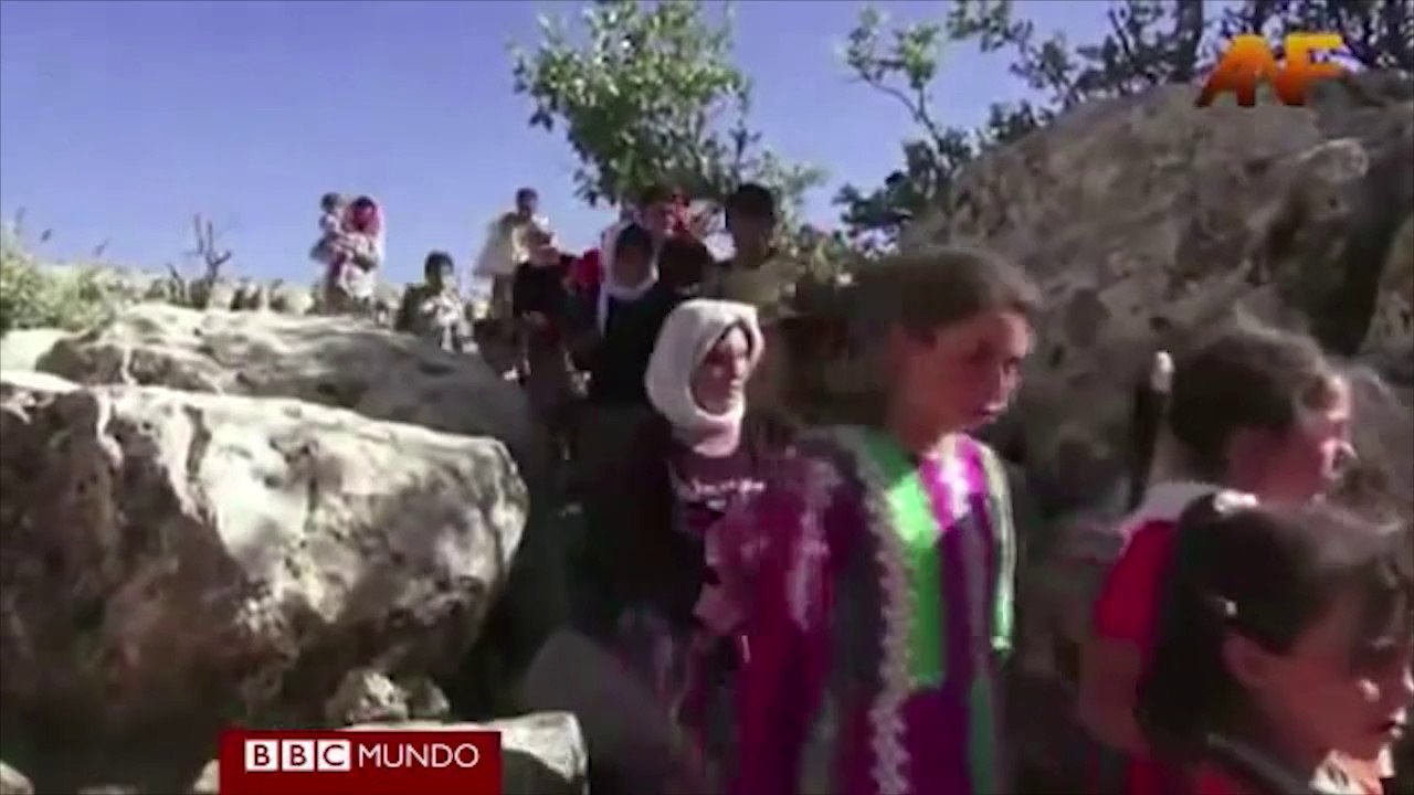 Así huyen las minorías religiosas de los yihadistas en Irak