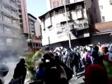 CARACAS Disparos del colectivo hacia los estudiantes en Av Universidad 12_02-14