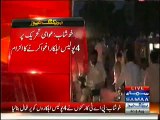 Breaking:- PAT Workers Set Khushab Police Station on Fire