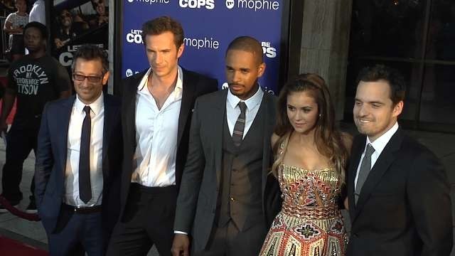 Fashion at the Let's Be Cops Premiere