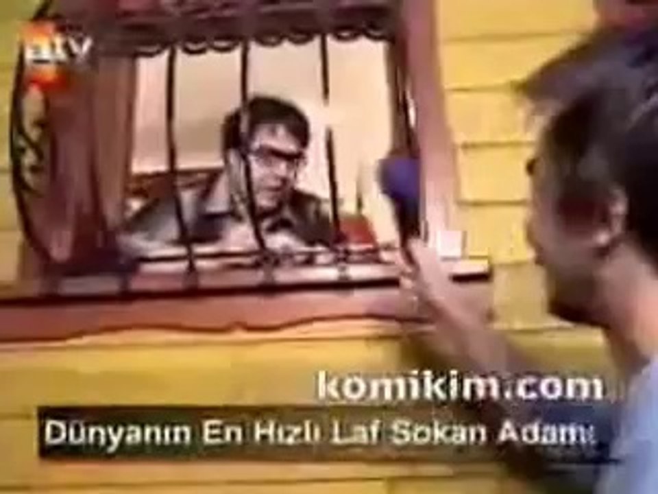 En hızlı laf sokan adam