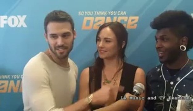 Ryan Guzman, Briana Evigan, Cyrus Spencer of Step Up All In Interview at So You Think You Can Dance
