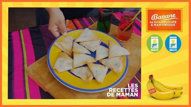 Samoussas à la Banane de Guadeloupe & Martinique