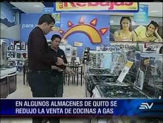 Bajan las ventas de cocinas a gas