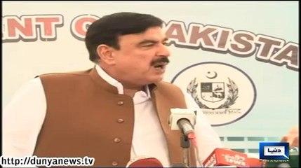 Dunya News-Sheikh Rasheed's Press Conference on 08 AUG 2014