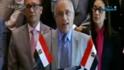 جانب من تشكيل المجلس الثوري المصري في إسطنبول اليوم