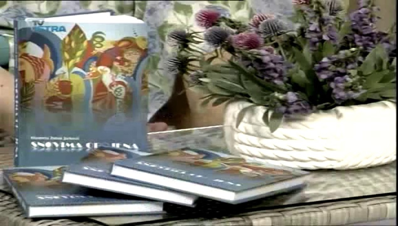 Elizabeta Zubak - Promocija knjige ''Snovima obojena'' (TV Istra, 8-8-2014)