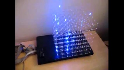 LED Cube 8x8x8 running on an Arduino