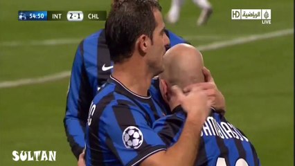 أهداف مباراة الانتر وتشيلسي 2-1 .. مباراة الذهاب ..