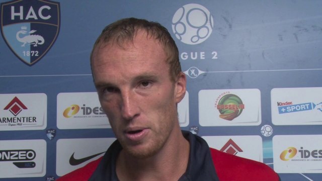 Après HAC - GFC Ajaccio (1-1) réaction de Julien François (GFC Ajaccio)