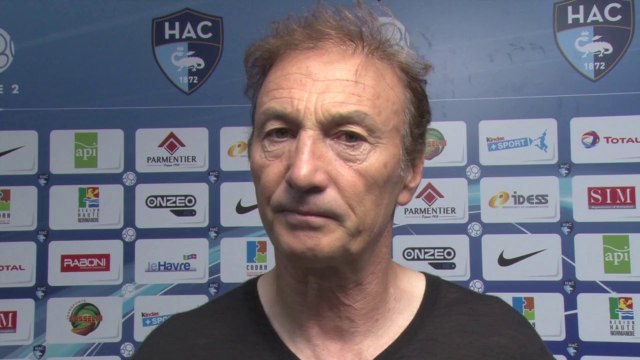 Après HAC - GFC Ajaccio (1-1) réaction d'Erick Mombaerts