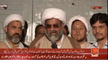 Allama Raja Nasir Abbas Talks to Media on 8th August 2014