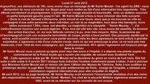 Algerie 2012 DRS & Bouteflika_ Karim Moulai violemment agressé le 27_08_2012. Son ami dans le coma