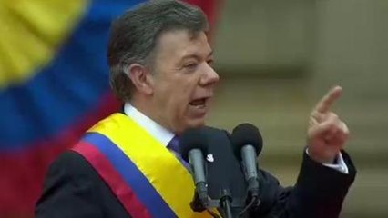 Colombian President sworn in for second term