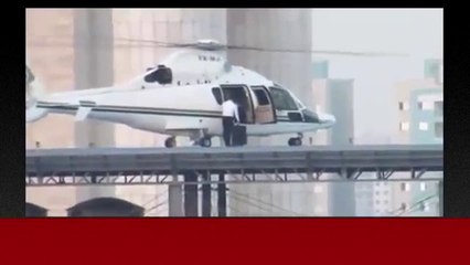 Helicóptero sendo carregado com MALAS SUSPEITAS - Religião Templo de Salomão