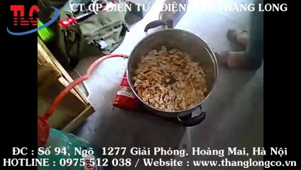 Máy nổ bắp rang bơ dùng gas giá rẻ tại Thăng Long - 0975512038
