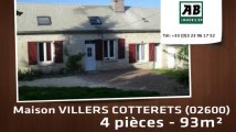 A vendre - maison - VILLERS COTTERETS (02600) - 4 pièces - 93m²