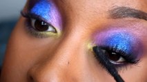 Cobalt Blue Eyes & Belletto Studio Airbrush Makeup.