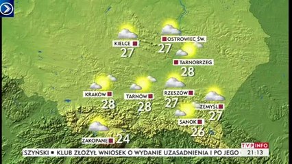 Pogoda Info 8.08.2014- Marzena Sienkiewicz