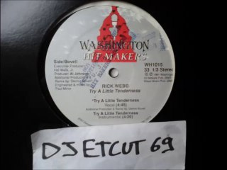 RICK WEBB -TRY A LITTLE TENDERNESS(SIDE JOHNSON)(RIP ETCUT)WASHINGTON HIT MAKERS REC 91