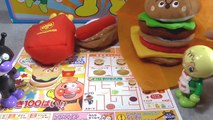 anpanman toys cartoon アンパンマン　おもちゃでアニメｗｗ　ハンバーガーショップ