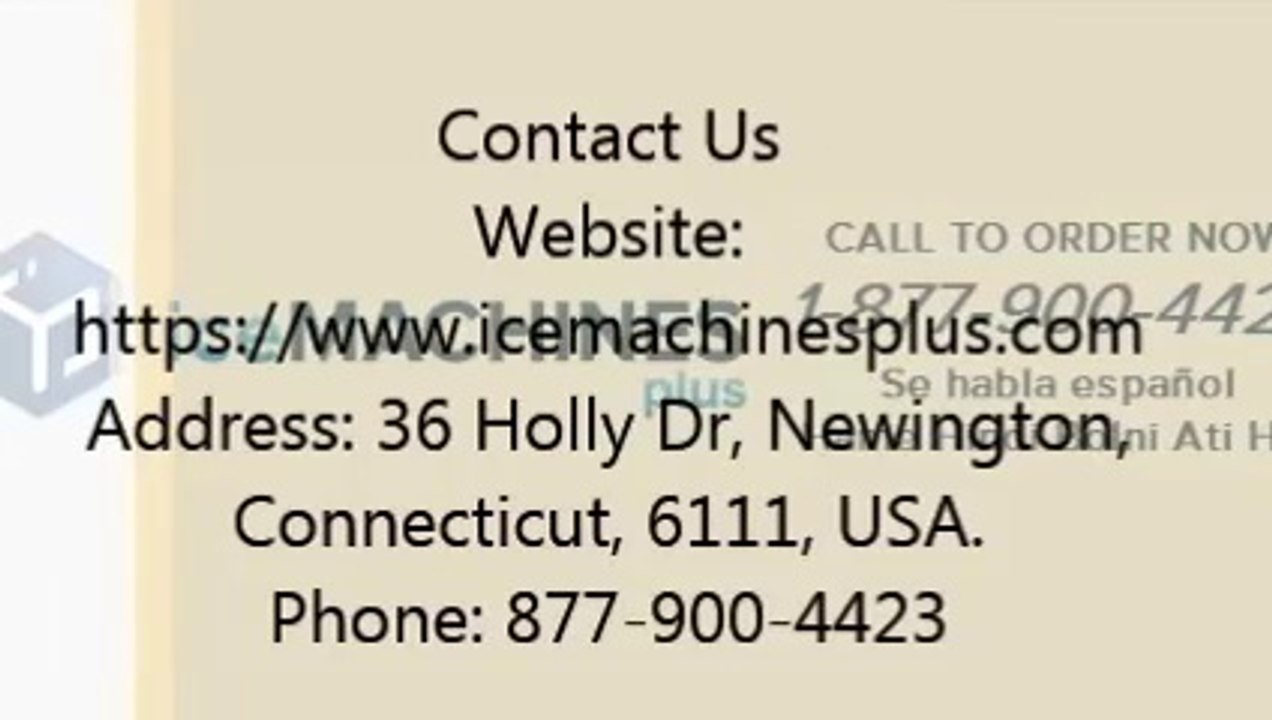 Hoshizaki Ice Machine: Ice Machines Plus (877-900-4423)