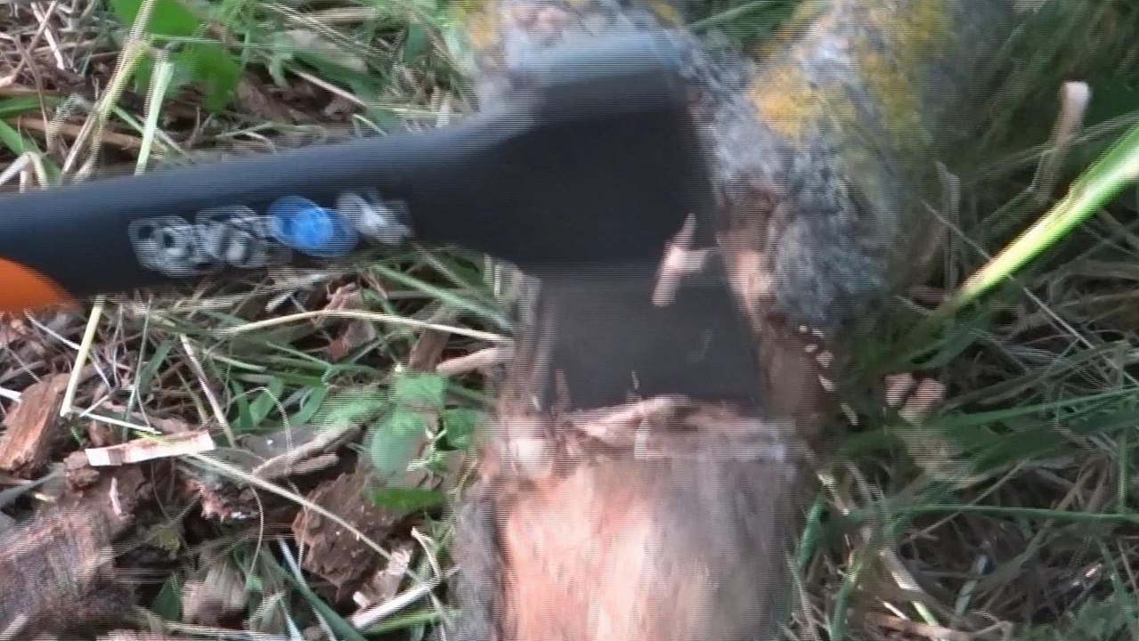 Тест 1, топор и пила Fiskars