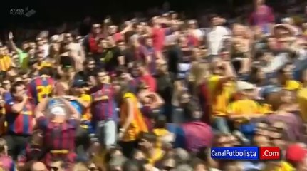 Aficionado del Real Madrid es expulsado del Camp Nou _ Barcelona 2-2 Getafe 2014