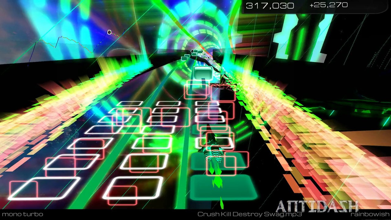 Audiosurf2 Crush kill Destroy Swag