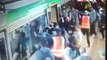 After man gets trapped, passengers push train to free his stuck leg