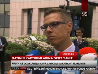 BATI'NIN YAPTIRIMLARINA SERT YANIT
