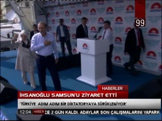 İHSANOĞLU SAMSUN'U ZİYARET ETTİ