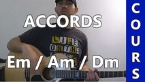 Cours Guitare N°3 - Accords Em / Am / Dm
