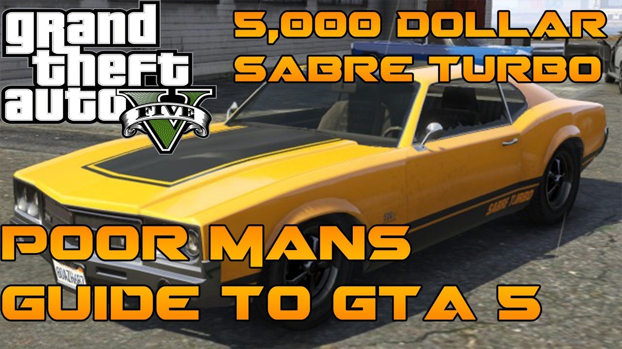 Poor Mans Guide To GTA 5 - Sabre Turbo Edition (GTA Online Gameplay)