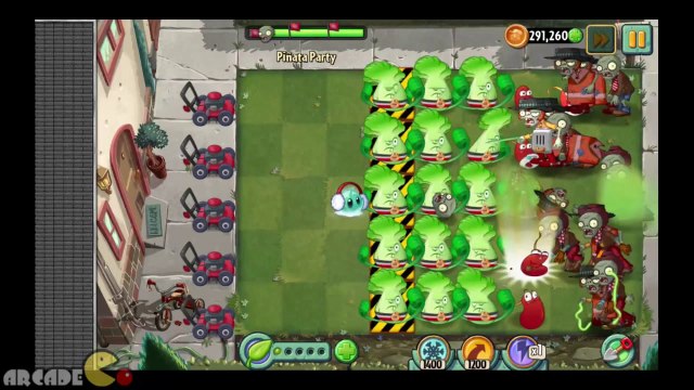 Plants Vs Zombies 2 Dark Ages Part 2 Chili Beans Bonk Choy August 9 Piñata Party