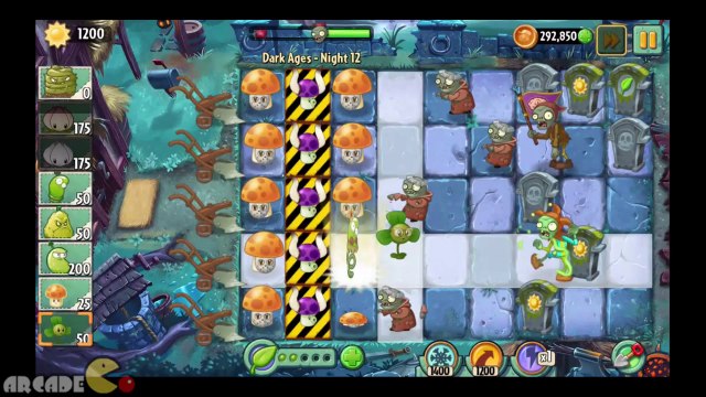 Plants Vs Zombies 2 Dark Ages Part 2 Replay Best Plants Wizard Zombies Killer