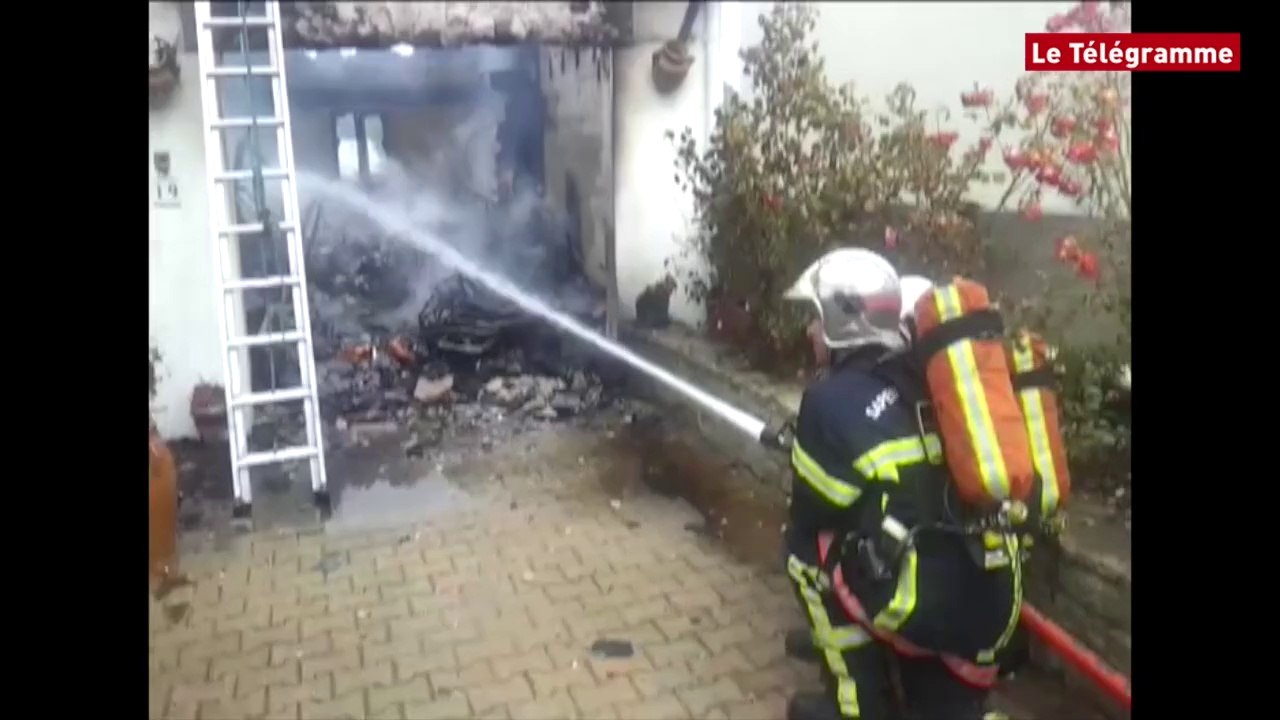 Plouigneau (29). Une maison détruite par les flammes