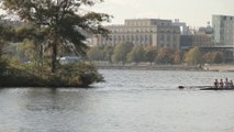 Howard Davidson Arlington MA - Video: People rowing along Charles River in front of MIT