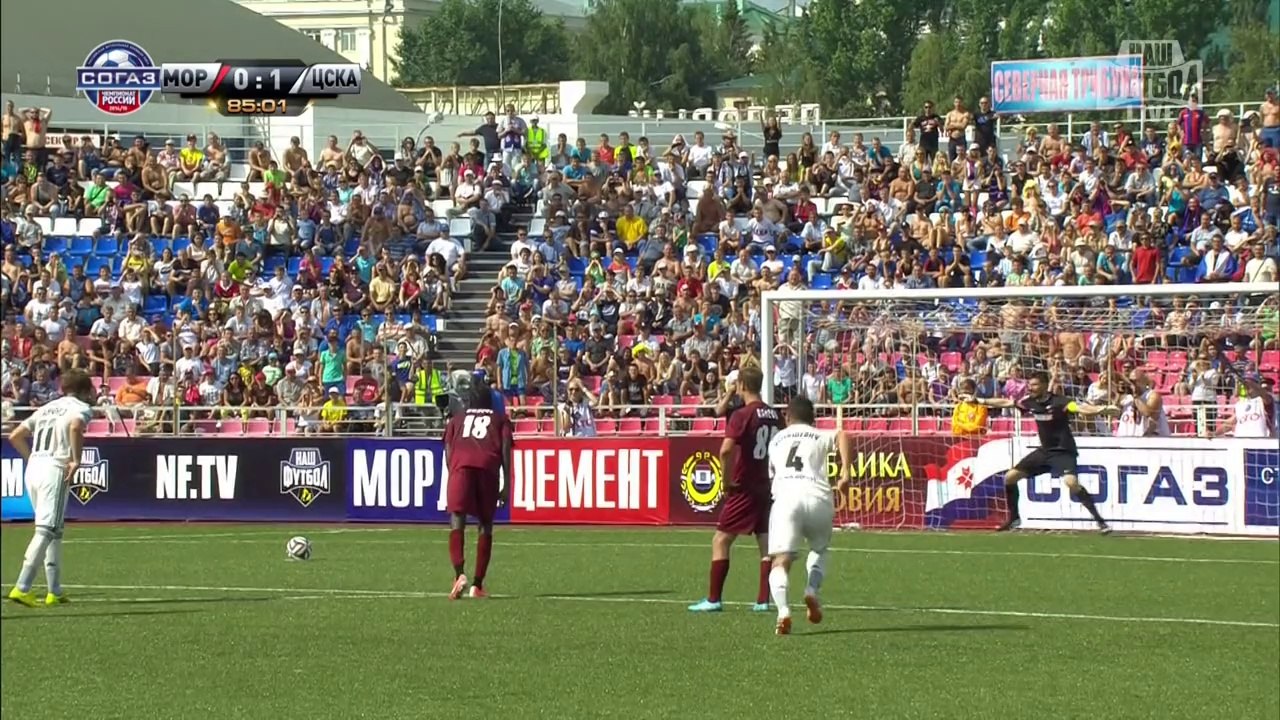 Мордовия-ЦСКА 2 тур ЧР 2014 - 2 тайм
