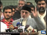 Dunya News - Tahirul Qadri changes his stance every few minutes