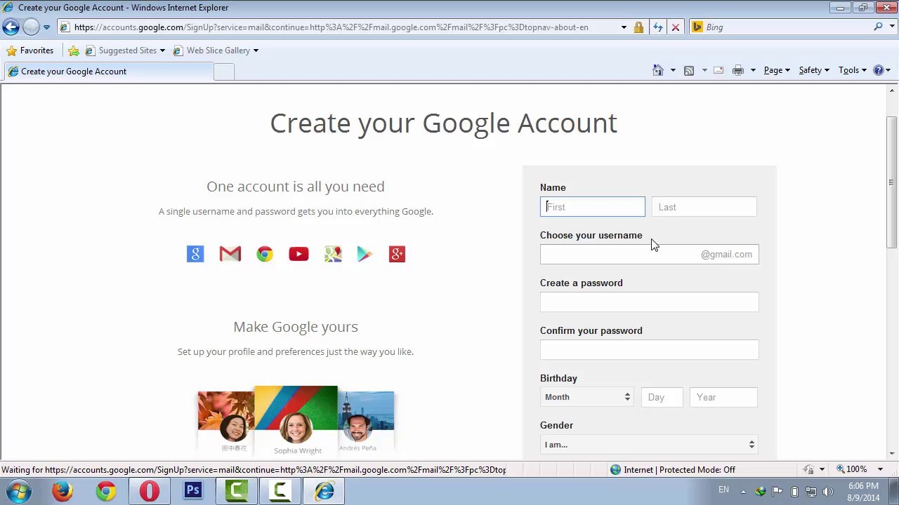 how to create new email id at hotmail, gmail, & Yahoo in Urdu/Hindi
