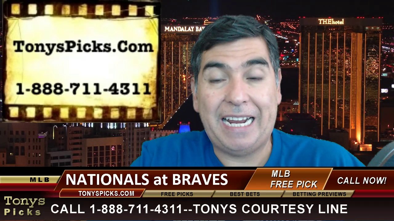 MLB Pick Atlanta Braves vs. Washington Nationals Odds Prediction Preview 8-9-2014