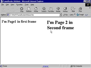 Frame Border & Spacing Attribute Usage in Html 5 Hindi Urdu Tutorial 10-6