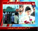 Lahore - PAT leader Tahir ul Qadri talking to media