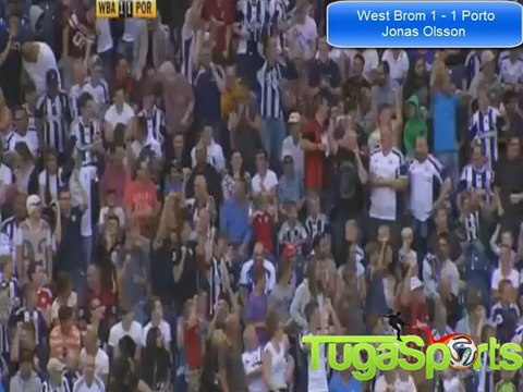 West Brom 1-1 Porto Goal Jonas Olsson