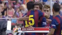 Sergi Roberto Goal (2-0) HD   FC Barcelona vs HJK Helsinki    Friendly Match 2014