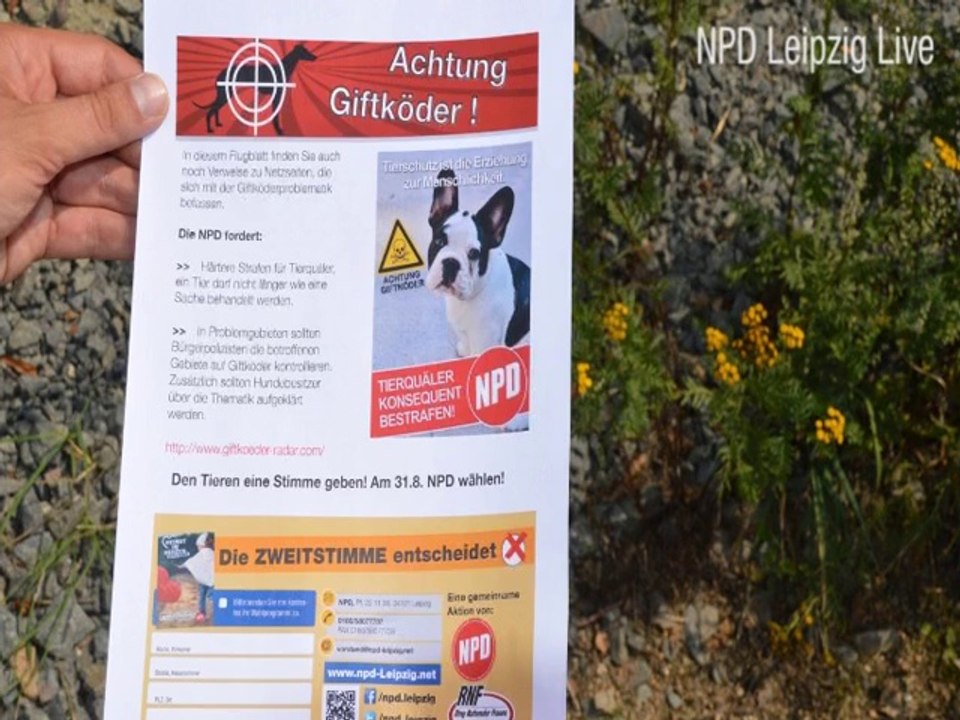 NPD Leipzig hilft aktiv Hundebesitzern gegen Giftköder